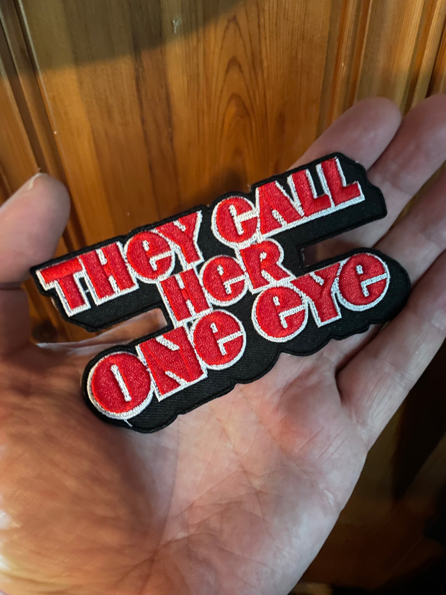 THEY CALL HER ONE EYE movie title patch