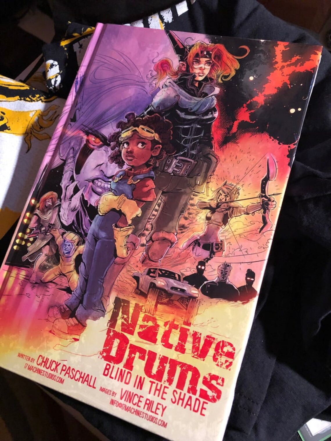 NATIVE DRUMS trade hardback comic