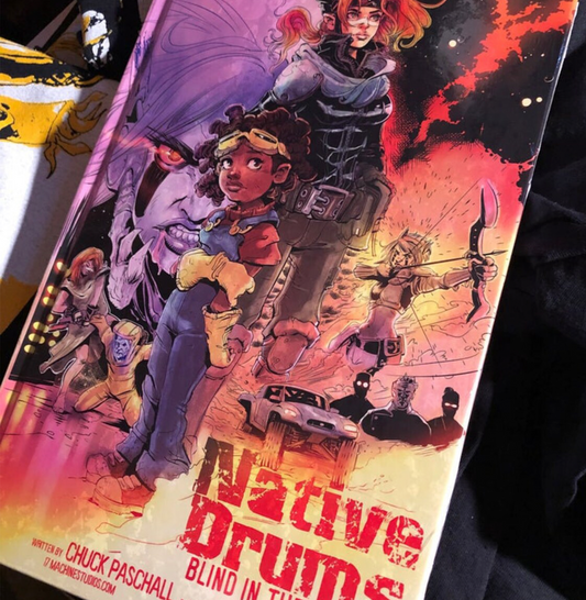 NATIVE DRUMS trade hardback comic