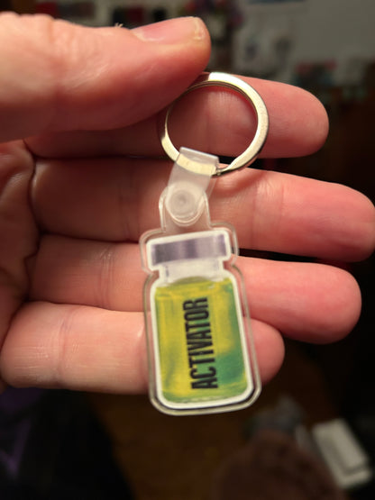 The Substance Activator keychain acrylic