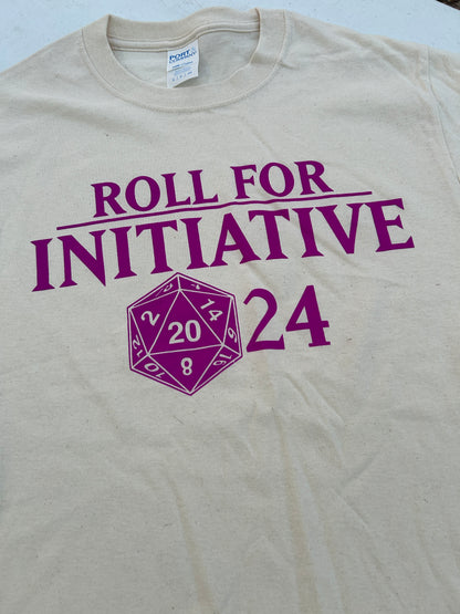 Roll for Initiative 2024 RPG D&D parody shirt