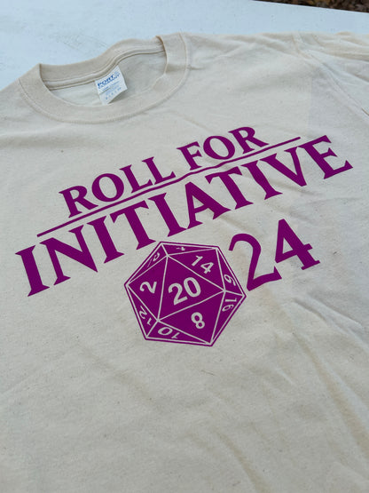 Roll for Initiative 2024 RPG D&D parody shirt