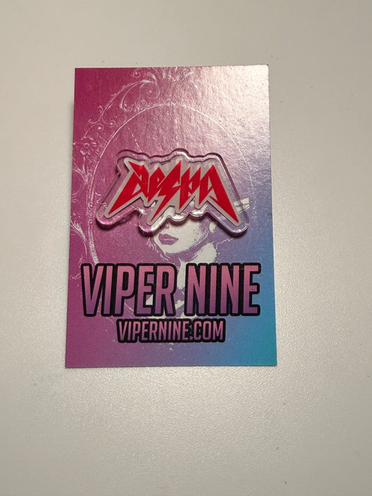 Richman acrylic pin 1.5 inch