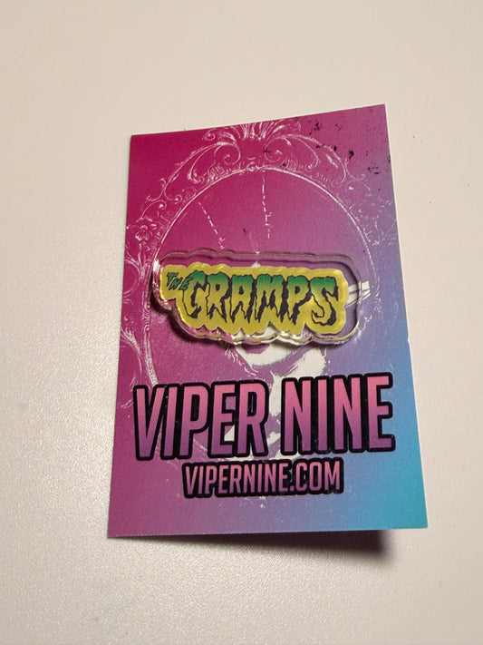 The Cramps acrylic pin 1.5 inch