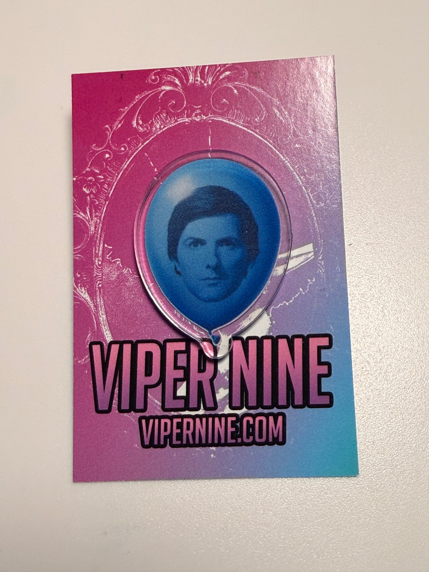 Mark Balloon Severance acrylic pin 1.5 inch