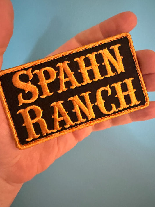 Spahn Ranch iron on patch